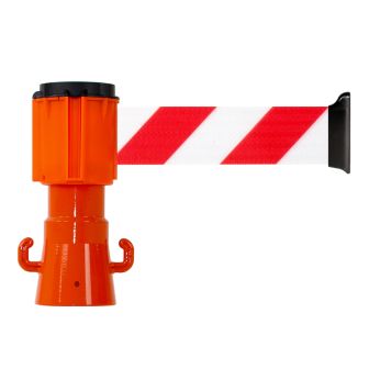 Dérouleur de sangle Rouge/Blanc pour cônes - Novap