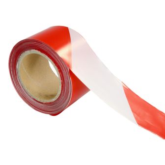 Ruban haute résistance 65mmx200m Rouge/Blanc - Novap
