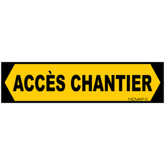 Panneau Eco Accès chantier - Rigide 800 x 200mm - Novap