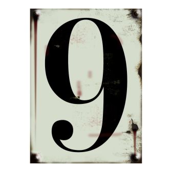 N°9 - vintage souple adhésif fond beige - 4004891