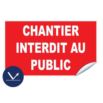 chantier interdit au public