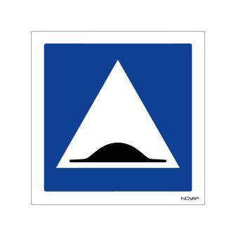 Panneau Attention ralentisseur - Rigide 480x480mm - 4010120