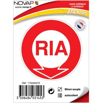 Panneau RIA - Vinyle adhésif Ø80mm - 4031453