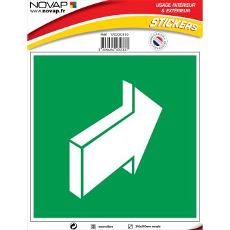 Panneau Poussez - Vinyle adhésif 200x200mm - 4032337