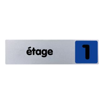 Plaque de porte 1er étage - couleur 170x45mm - 4032986