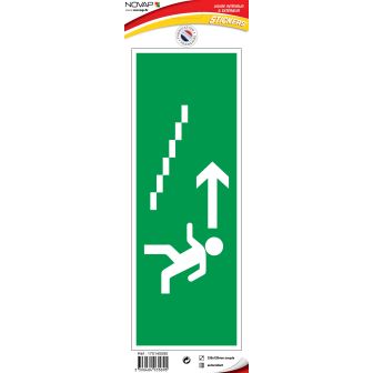 Panneau Escalier montée gauche - Vinyle adhésif 330x120mm - 4035895