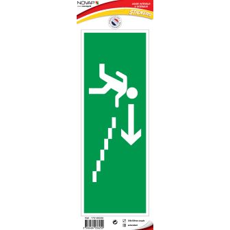 Panneau Escalier descente droite - Vinyle adhésif 330x120mm - 4036250