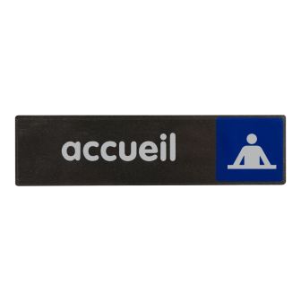 Plaquette Accueil - Plexi Access 170x45mm - 4037493