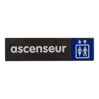 Plaquette Ascenseur - Plexi Access 170x45mm - Novap