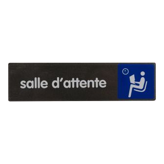 Plaquette Salle d'attente - Plexi Access 170x45mm - Novap