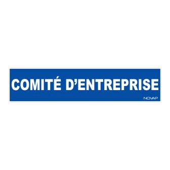Panneau Comité d'entreprise - Rigide 330x75mm - 4120164