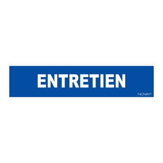 Panneau Entretien - Rigide 330x75mm - 4120355