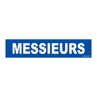 Panneau Messieurs - Rigide 330x75mm - 4120553