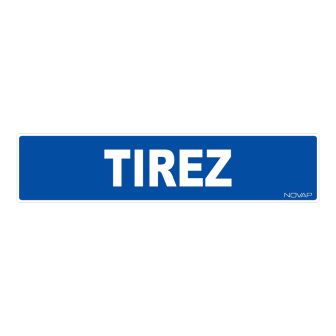Panneau Tirez - Rigide 330x75mm - 4120997