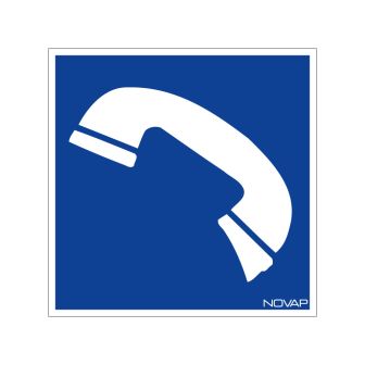 Panneau Téléphone - Rigide 200x200mm - 4220154