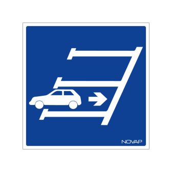 Obligation de se garer en marche arrière - Rigide 200x200mm - Novap