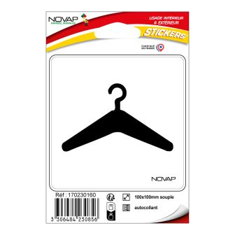 de dimensions 100 x 100 mm pour une <b>information claire</b> et facile à mettre en place. Retrouvez tous les logos disponibles sur Novap.
