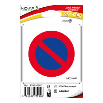 Pictogramme adhésif - Défense de stationner - Novap