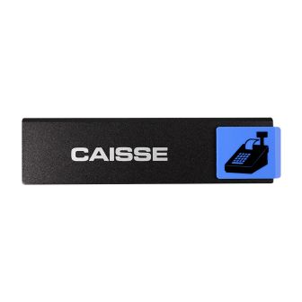 Plaque de porte Caisse - Europe design 175x45mm - 4260051