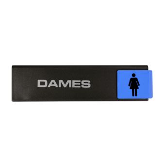 Plaque de porte Dames - Europe design 175x45mm - 4260105