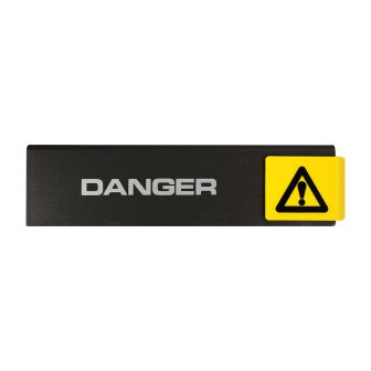 Plaque de porte Danger - Europe design 175x45mm - 4260112