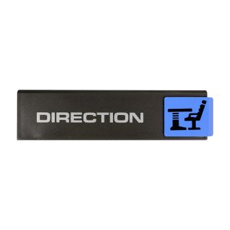 Plaque de porte Direction - Europe design 175x45mm - 4260143