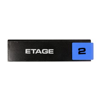 Plaque de porte Etage 2 - Europe design 175x45mm - 4260280