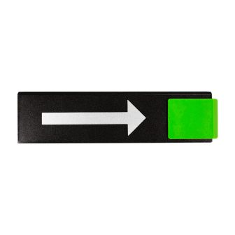Plaque de porte Flèche à droite - Europe design 175x45mm - 4260426