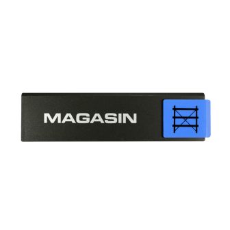 Plaque de porte Magasin - Europe design 175x45mm - 4260518