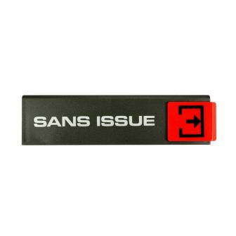 Plaque de porte Sans issue - Europe design 175x45mm - 4260655