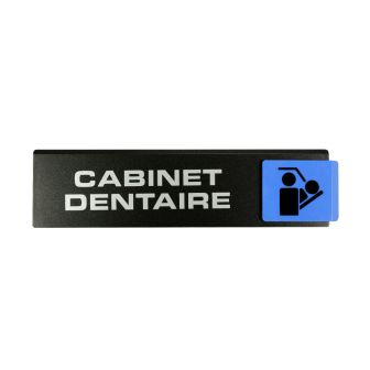 Plaque de porte Cabinet dentaire - Europe design 175x45mm - 4260938
