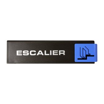 Plaque de porte Escalier - Europe design 175x45mm - 4261058