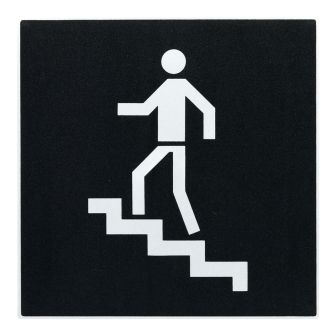 Plaque de porte Escalier de montée - Europe design 200x200mm - Novap