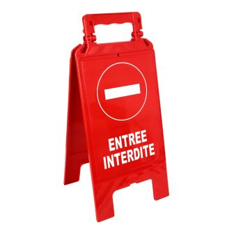 Chevalet Entrée interdite - Novap