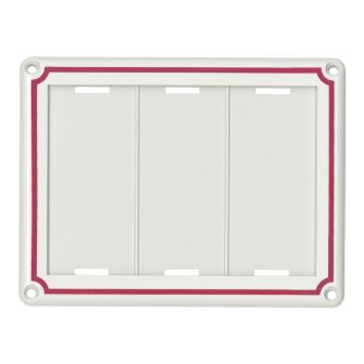 Support 3 espaces fond Beige - 4317175