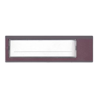 Porte Nom de porte palière Rouge - 4318417