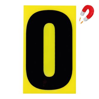N°0 - 50x30mm magnétique Jaune/Noir - 4345192