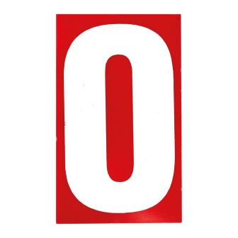 N°0 - 100x60mm Rouge/Blanc - 4348407
