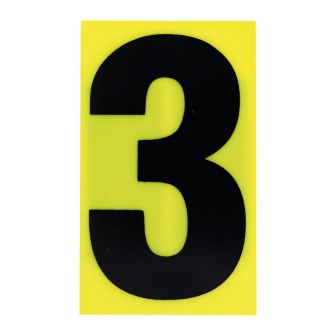N°3 - 100x60mm Jaune/Noir - 4349336