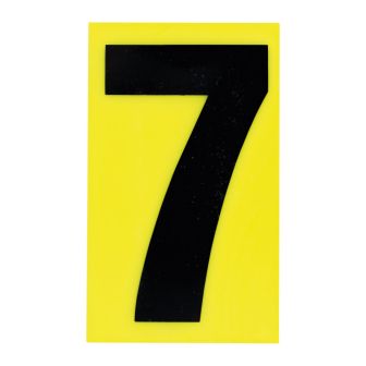 N°7 - 100x60mm Jaune/Noir - 4349374