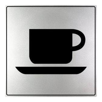 Plaquette café / Buffet - ISO 7001 - NOVAP