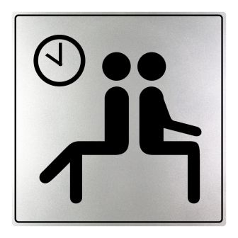 Plaquette Salle d'attente - ISO 7001 - NOVAP