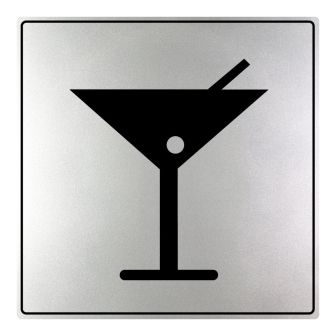 Plaques de porte Bar - ISO 7001 - Novap