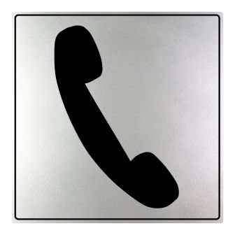Plaquette téléphone - ISO 7001 - NOVAP