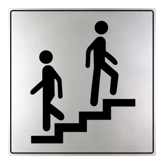Plaquette Escalier - ISO 7001 - NOVAP