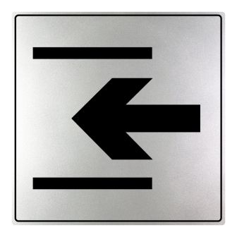 Plaquette Entrée - ISO 7001 - NOVAP