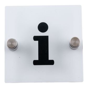 Plaque de porte transparente - Informations - Novap