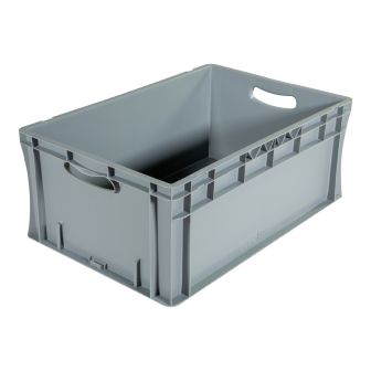 Bac palettisable norme Europe - Poignées ouvertes - 600x400x240 mm - 48 litres - 5000175