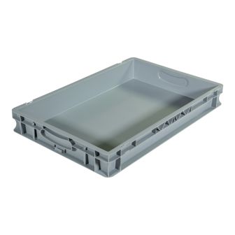 Bac palettisable norme Europe - Poignées fermées - 600x400x80 mm - 15 litres - 5000243