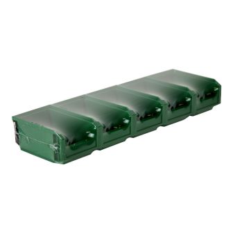 Lot de 5 Bacs European 1L Vert avec Barre - Novap